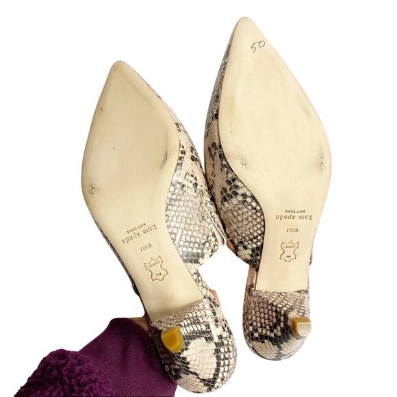 Kate Spade New York Ryan Snake Print Leath… - Picture 3 of 5